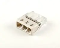 Клемма монтажная 3-проводная для 1-жильного проводника, LD2273-203 - foto