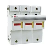 Предохранитель-разъединитель для ПВЦ 10x38 3P (с индикацией) EKF - foto