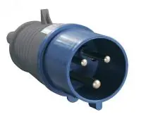 Вилка переносная ССИ-023 2Р+РЕ 32А 200-250В IP44 IEK - foto