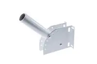 Кронштейн КР-2 регулируемый под монтажную ленту белый D 40 мм