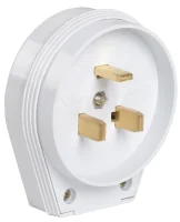 ВПпл10-01-Ст Вилка разборная для плиты с з/к 32А белая IEK - foto