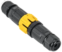 Коннектор кабельный герметичный WTP-204 3 PIN IP68 - foto